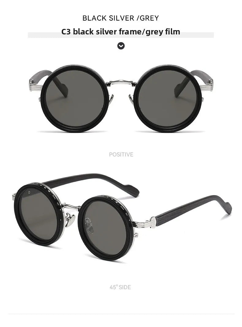 Rotating Neutral Density Sunglasses (Wood Grain Temples)