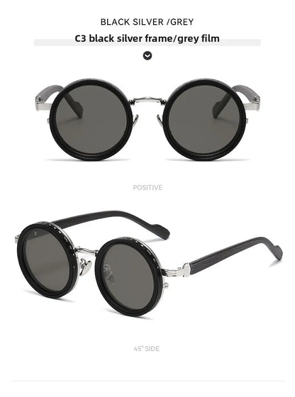 Rotating Neutral Density Sunglasses (Wood Grain Temples)