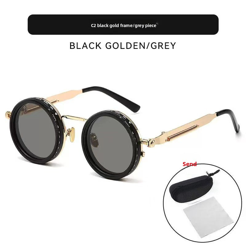 Rotating Neutral Density Filter Sunglasses (Flat Metal Temples)