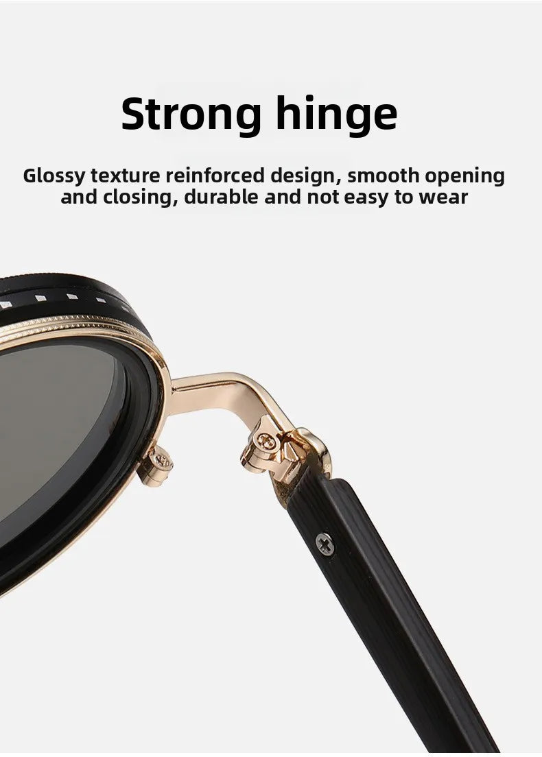 Rotating Neutral Density Sunglasses (Wood Grain Temples)