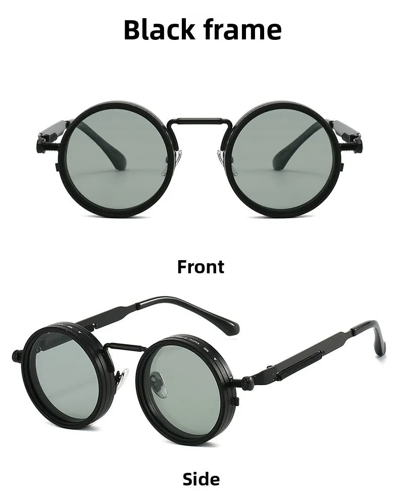 Rotating Neutral Density Filter Sunglasses (Flat Metal Temples)