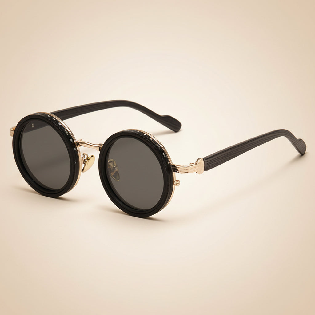 Rotating Neutral Density Sunglasses (Wood Grain Temples)