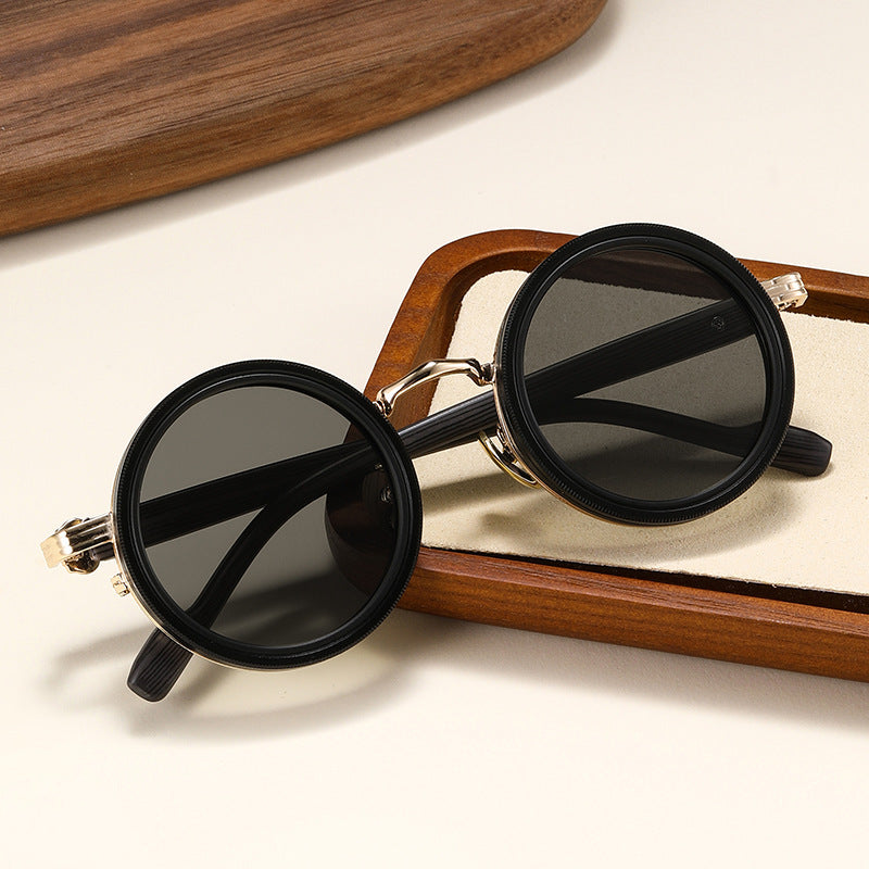 Rotating Neutral Density Sunglasses (Wood Grain Temples)