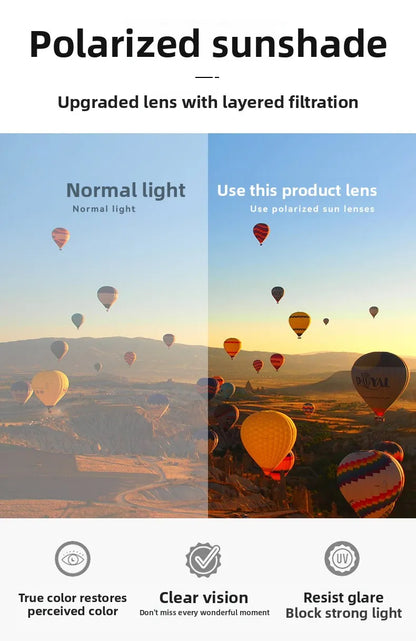 Rotating Neutral Density Sunglasses (Wood Grain Temples)