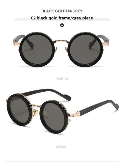 Rotating Neutral Density Sunglasses (Wood Grain Temples)